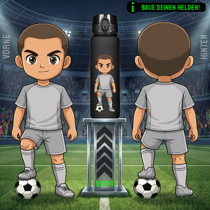 Fußball-Trinkflasche 650ml