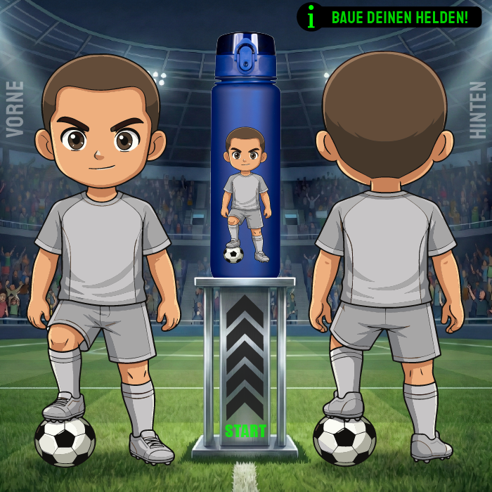 Fußball-Trinkflasche 650ml